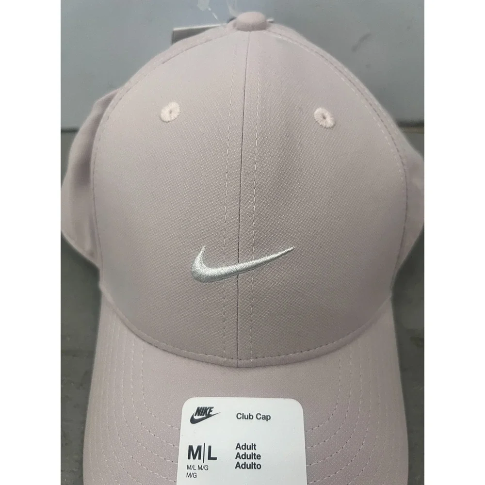 Nike Dri-FIT FV5563-019 Club Cap Unisex M/L‎ Platinum Violet Snapback Hat NWT